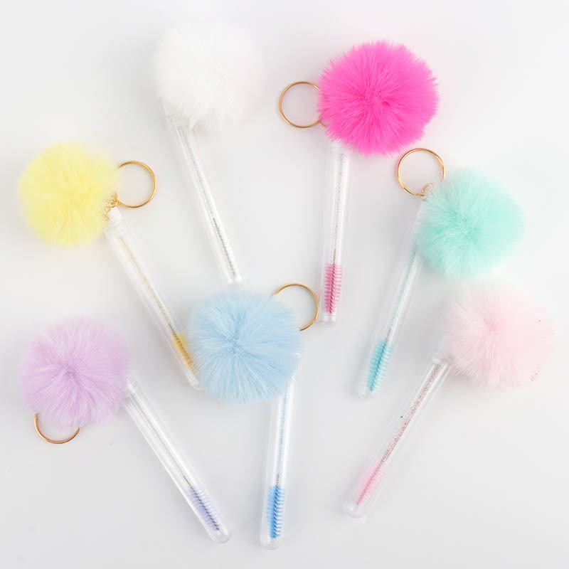 Teal Bristle brushes – pack of 50 pcs in mermaid pouch.缩略图
