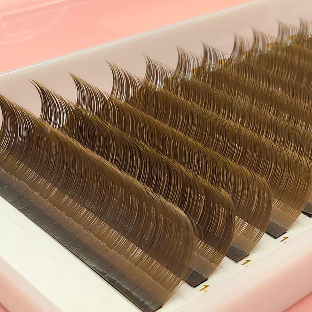 Brown Cashmere Volume Lash Trays 0.03 12 rows Eyelash Extension