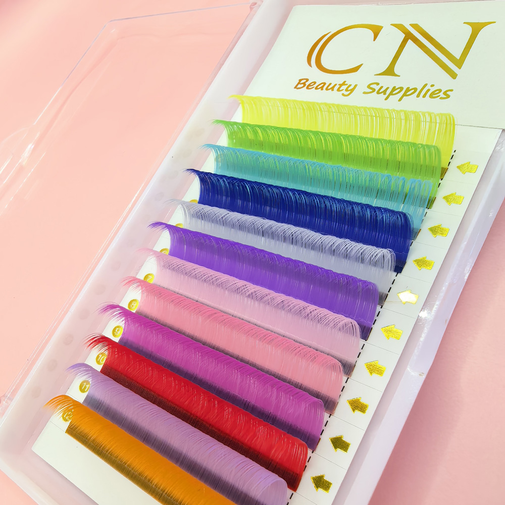 0.03 Mix Color Cashmere Lashes 12rows