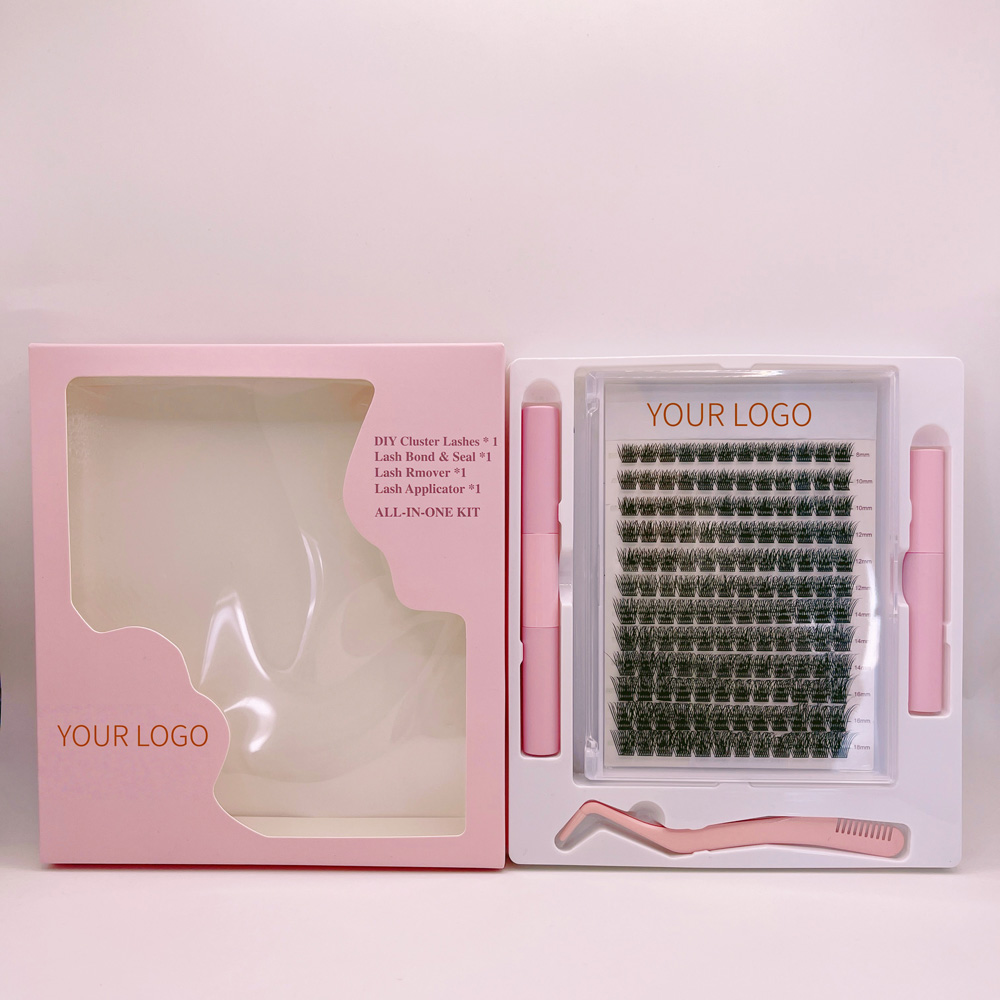 DIY Cluster Lashes Create Your Own Lash Extensions in Minutes DIY Cluster Lashes Kit – No Salon Needed